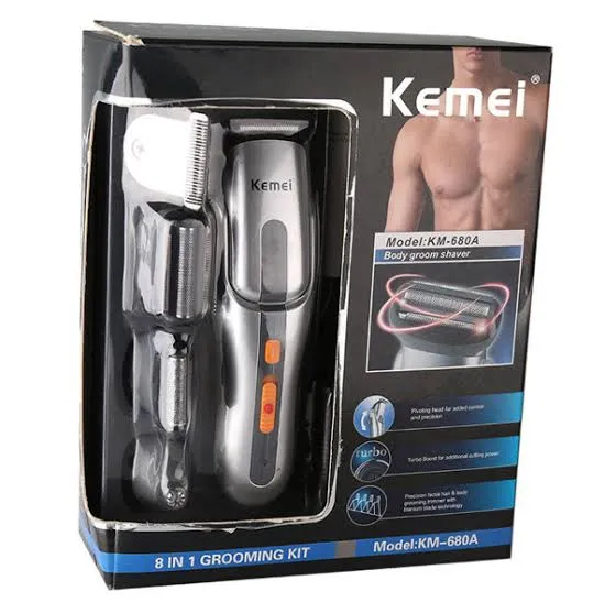 Kemei%20Km-680A%20-%208%20In%201%20Grooming%20Kit%20Shaver%20And%20Trimmer%20For%20Men%20-%20Silver%20-%20Image%203