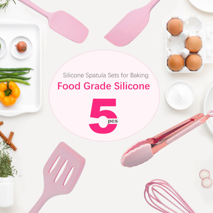 Silicone%20Spatula%20Sets%20Heat-Resistant%20Non-Stick%20Spatula%205pcs%20with%20Iron%20Core%20for%20Baking%20-%20Image%205