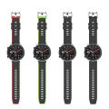 Leather Silicone Bracelet For Amazfit GTR 47mm Wrist Strap For Xiaomi Amazfit Pace / Stratos 1 2 3 / GTR2 / GTR 2e Watchband. 