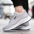 Summer Men's Shoes Breathable Thin Mesh Surface Shoes Men's Mesh Casual Sneakers Mesh Hollow out Deodorant and Lightweight Running Shoes. 