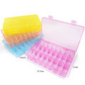 4 Sizes Jewelry Box Organizer Storage Container Plastic Organizer Box with Adjustable Dividers for Beads Art DIY Crafts. 