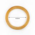 1Pc Round D-shaped Wooden Bag Handle Metal Ring Handbag Handles Replacement DIY Purse Luggage Handcrafted Accessories bag making. 