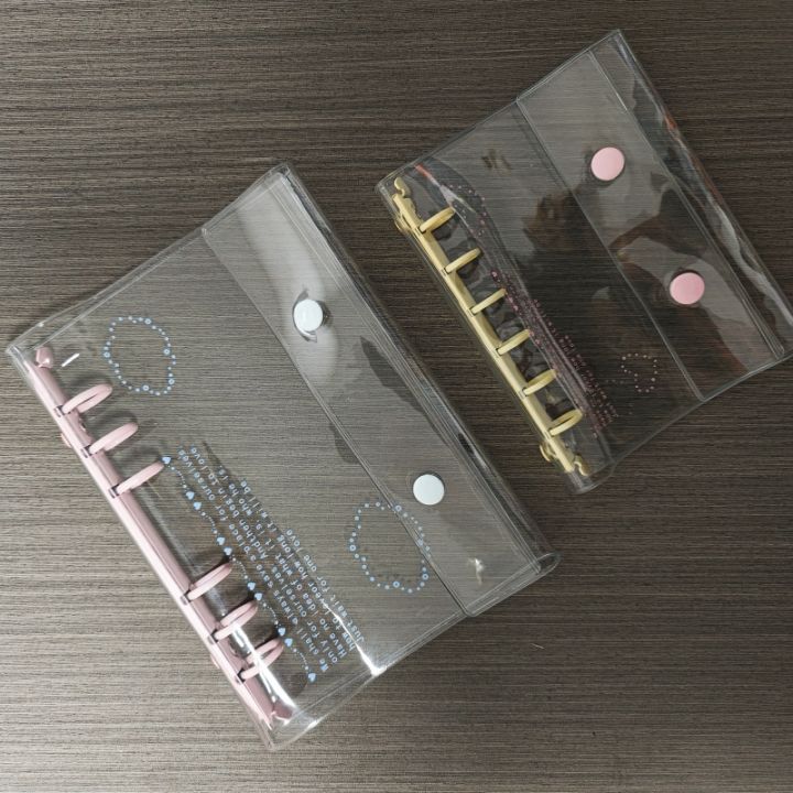 A6/A7%20Transparent%20Korean%20Cute%20Diary%20Journal%20Notebook%20Loose-leaf%20Binder%20Kawaii%20Notebook%20Agenda%20Organizer%20School%20Stationery%20-%20Image%205