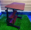 Double Layer Adjustable Reading Table. Moveable & Height Adjustable Laptop Table with 2 Shelves / Study Table / Side Table.. 