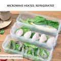 Kobwa Plastic Storage Bins, Refrigerator Storage Box,Food Storage Containers With Lid For Kitchen Fridge Cabinet Freezer Desk Organizer. 