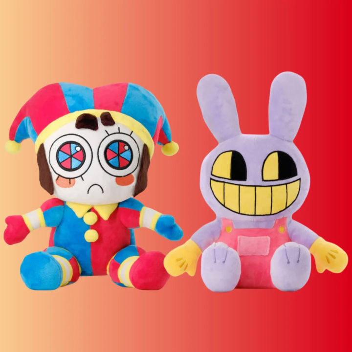 The Amazing Digital Circus Pomni Jax Plush Cartoon Plushie Toys Theater Rabbit Doll Stuffed Toys Children Christmas Kids Gifts