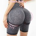 Slim Fit High Waist Yoga Shorts Hip Push Up Women Gym Plain Soft Nylon Fitness Running Shorts Tummy Control Workout Gym Shorts.