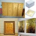 2023NWE 24K 10Pcs Gold Leaf Edible Gold Foil Sheets For DIY Cake Decoration Arts Crafts Gilding Design Paper Gift Wrapping Scrapbooking.