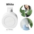 USB Small Air Conditioner Clip-on 3.7V/1.2A Electric Fan Bladeless 12000mAh Power Bank 3-gear Wind Mute for Outdoor Indoor. 