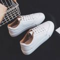 【Alien Alien】 Women's Sneakers Casual Sports Shoes for Women Breathable Embroidered Flower Lace-Up Flat White Tenis Shoes Zapatillas Hombre. 