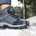 【selevn roind】 Brand Men Winter Snow Boots Waterproof Leather Sneakers Plush Warm High Top Men's Boots Outdoor Male Hiking Boot Shoe Size 39-47.