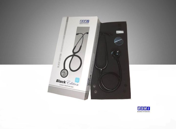 BSMI%20Light%20Weight%20Stethoscope%20%7C%20Doctor%20Professional%20(BLACK%20EDITION)%206%20Months%20of%20warranty%20by%20Honestime%20-%20Image%202