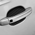 4 Pcs Universal Carbon Fiber Auto Car Door Handle Stickers Car Handle Protection Car Handle Anti Scratch Stickers Car Accessories.