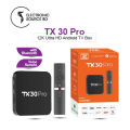 TX30 Pro 12K ULTRA HD Android Smart TV Box Voice Remote, Bluetooth, Free Dish Channel.