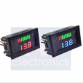 Charge Level Indicator DC 12V 24V 36V 48V 60V 72V Lithium Li-ION Capacity Meter Tester Display LED Tester Voltmeter. 