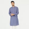 Masculine  Printed Casual Panjabi -  Multi. 