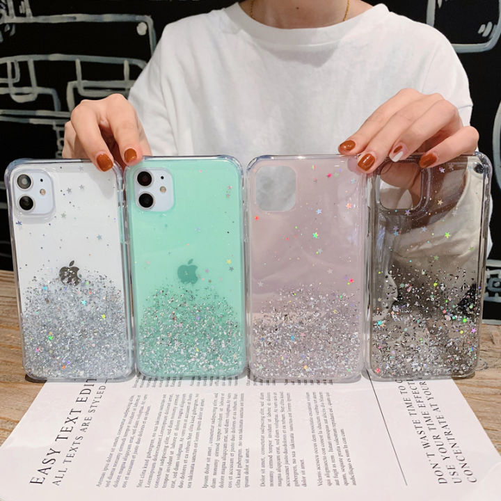 Phone%20Back%20Cover%20For%20Realme%20C20A%20Glitter%20Silicone%20Soft%20Phone%20Cases%20Starry%20Sky%20String%20Glitter%20Transparent%20Space%20Stars%20Moon%20Realme%20C20A%20case%20-%20Image%205