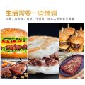 DIY Plastic Pressed Meat Cake Maker Manual Burger Non-Stick Round Rice Ball Mold Shape Device.