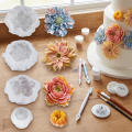 Baking Tool Realistic 3D Flower Silicone Mold Flexible DIY Candle Mold Nonstick Soap Mold Chocolate Making. 