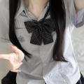 Thai School Uniform College Style All-Match Embroidered Water Gray ShirtjkUniform Shirt Stripes.