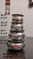 4 Pieces Hari Set Hari / Patil / Deski With Lid - SS Hari with Lid.