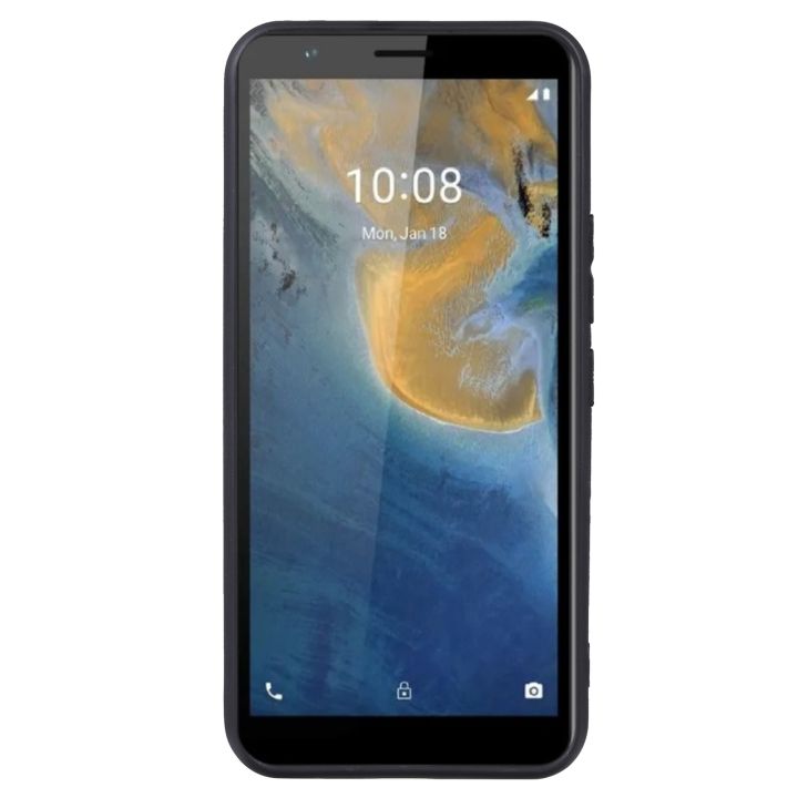 TPU%20Phone%20Case%20For%20ZTE%20Blade%20A31%20Plus%20(Frosted%20Black)%20-%20Image%202