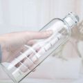 700/500ml Borosilicate Glass/Plastic Water Bottle Tumbler With Time Scale Anti-Scalding Cover Lemon Juice Drinkware. 