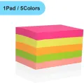 Sticky Notes Pad 3×4 Inch 5 Color Assorted Self Adhesive Post It Notes 100 Sheets.