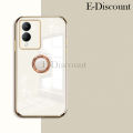New Phone Case For VIVO Y17S Cover Soft 6D Electroplating Antioxidant Ring Bracket Attraction for VIVO Y17S Case.