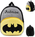 Whimsical Versatile -Choice and Remark -8x9 Inches Batman Boys Girls Cartoon Mini Backpack Preschool Baby Schoolbag- Avant-garde. 