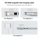 2M USB Type C to Magsafe 3 Magnetic Charger Cord Laptop Charging Cable Converter PD 140W for MacBook Air/Pro A2442 A2485 A2681. 