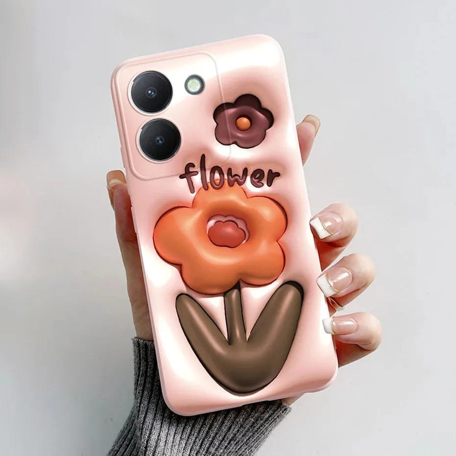 Cover per VIVO Y36 4G Liquido Silicone Custodia con Fodera