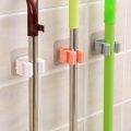1pcs- Wall Mounted Mop Organizer Holder Brush Broom Hanger Home Storage Rack Bathroom Suction Hanging Pipe Hooks Household Tools.