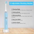 【Happy baby toy store】Smart Electric Sonic Toothbrush 5 Adjustable Mode Rechargeable USB Electric Tooth Brush Teeth Care. 