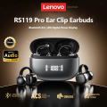 Original Lenovo RS119Pro OWS Ear Clip Wireless Earphones Bluetooth 6.0 Comfort Ultra Open Gaming Sports Headphones LED Digital Power Display New.