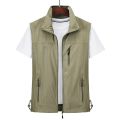 Outdoor sports quick drying men's vest, camisole, breathable vest, spring/summer/autumn new fishing clothes. 