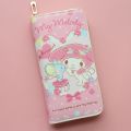 Sanrio Sweet Kawaii My Melody Zipper Coin Purse Cute Cartoon Kuromi Fashion Mobile Phone Bag Multi-Card Wallet Gifts for Girls N.W-10. 