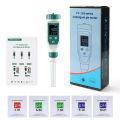 YIERYI Smart Bluetooth Food pH Meter, High Accuracy Food pH Tester with LCD Backlight and ATC, pH Meter for Food Fruit Meat Canning Brewing Measurement. 