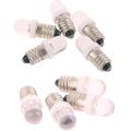5X E10 Led Bulb E10 DC 3V 6V 12V 24V Instrument Bulb E10 Indicator Bulb Old Fashioned Flashlight Torch DIY Work Mini Light. 