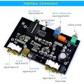 UNISIAN Fiber Optical audio decoding board USB Optical fiber Music Decoder Module MP3 DAC DC12V for Amplifier.