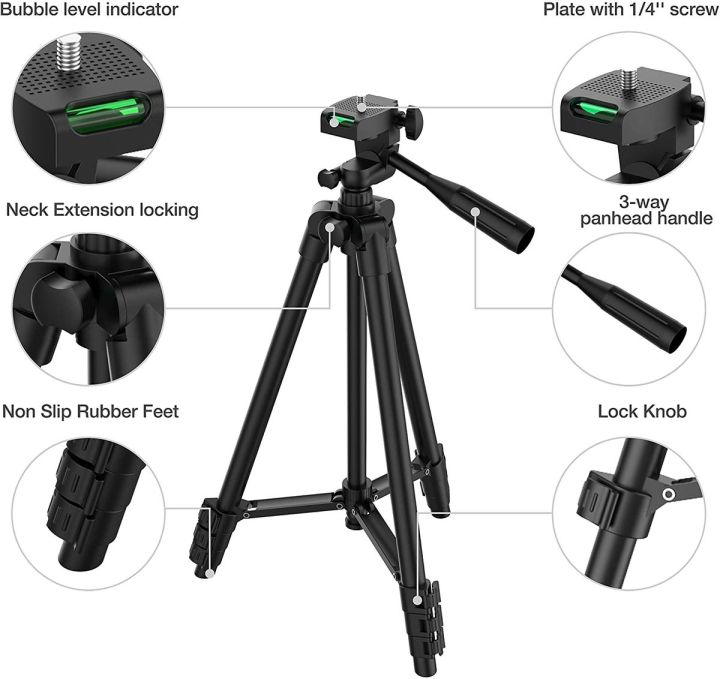 DSLR%20Flexible%20Tripod%20102cm%20Professional%20Video%20Recording%20Cell%20Phone%20Photography%20Stand%20for%20IPhone%20Xiaomi%20Gopro%20with%20Selfie%20Remote%20-%20Image%204