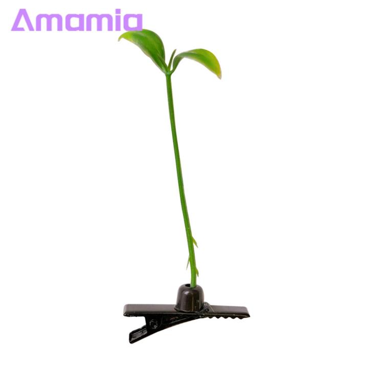 Amamia%20Hair%20Grip%20Wear-resistant%20Cute%20Bean%20Sprout%20Flower%20Hair%20Clip%20Barrette%20-%20Image%202