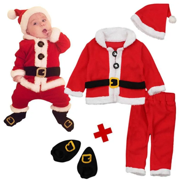 Male%20And%20Female%20Children%20Spring%20And%20Autumn%20Winter%20Long%20Sleeves%20Santa%20Claus%20Styling%20Dress%20Up%20Four%20Sets%20-%20Image%206