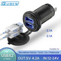 2 Port USB Car Charger Input 5V 4.2A Pure Copper 12V Automotive USB Socket In The Car Fast And Stable Automotive Mobile Charger. 