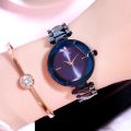 Goddy's new Douyin Internet celebrity women's watch, fashion women's personality, trendy atmosphere, purple steel band women's watch.