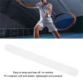 Tennis Racquet Frame Sticker Racket Head Guard Tape Soft and Elastic Perfect Fitting Lightweight 4PCS for Sports Equipment Care.