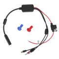 Yctze Car Stereo Antenna DAB +/FM Radio Adapter Cable Signal Receiving Amplifier SMA Head Vehicle Electronics. 