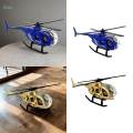 Small Diecast Alloy Helicopter Airplane Toy Birthday Gift Kids Toys Holiday Present Party Favor Desktop Decor for Boys and Girls Plane Model.