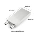 80mm Aluminum Alloy 80x40x12mm Water Cooling Water Block Heatsink Head For Liquid Cooler Fan Cooling Radiator TEC12706 TEC1-12706 Peltier Heat Sinks DIY.