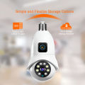 3MP+3MP (Mega Pixel) Dual Lens Smart Ptz Bulb Camera With 365Days Warranty. 